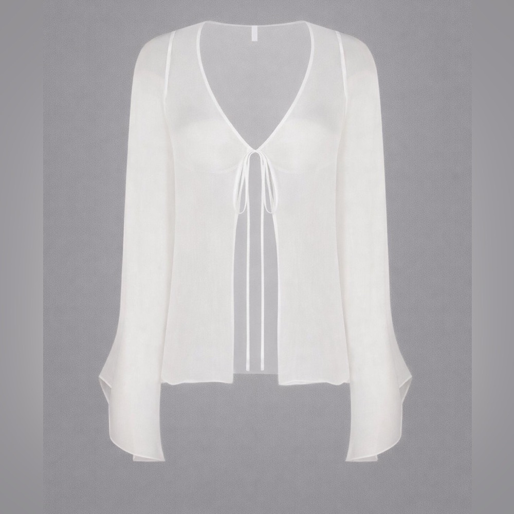 Skims Romance tie front top